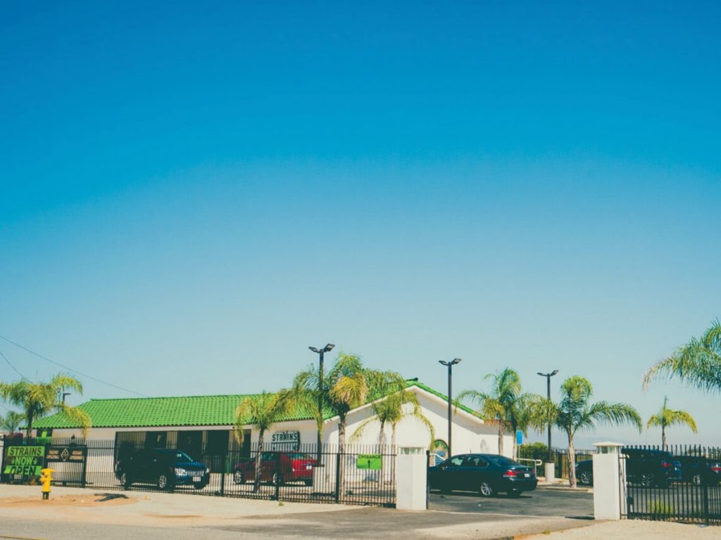 Outside Parking Lot - Strains Dispensary Perris, CA
