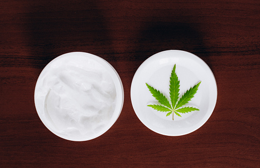 Jar of Cannabis Infused Lotion